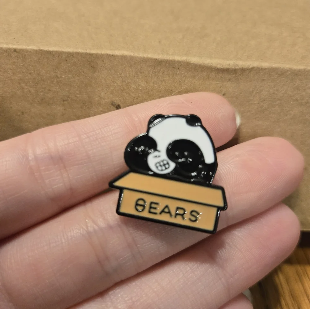 Panda Bears Enamel Pin